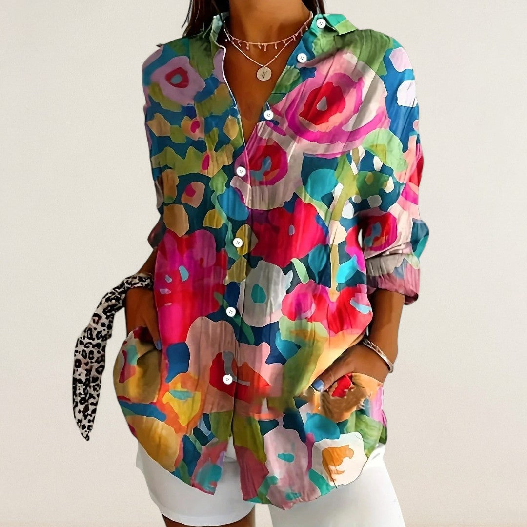 Μαρία – αέρινη Boho μπλούζα για Daily Chic